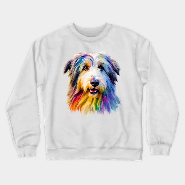 Pop-Art Polish Lowland Sheepdog Crewneck Sweatshirt by Doodle and Things